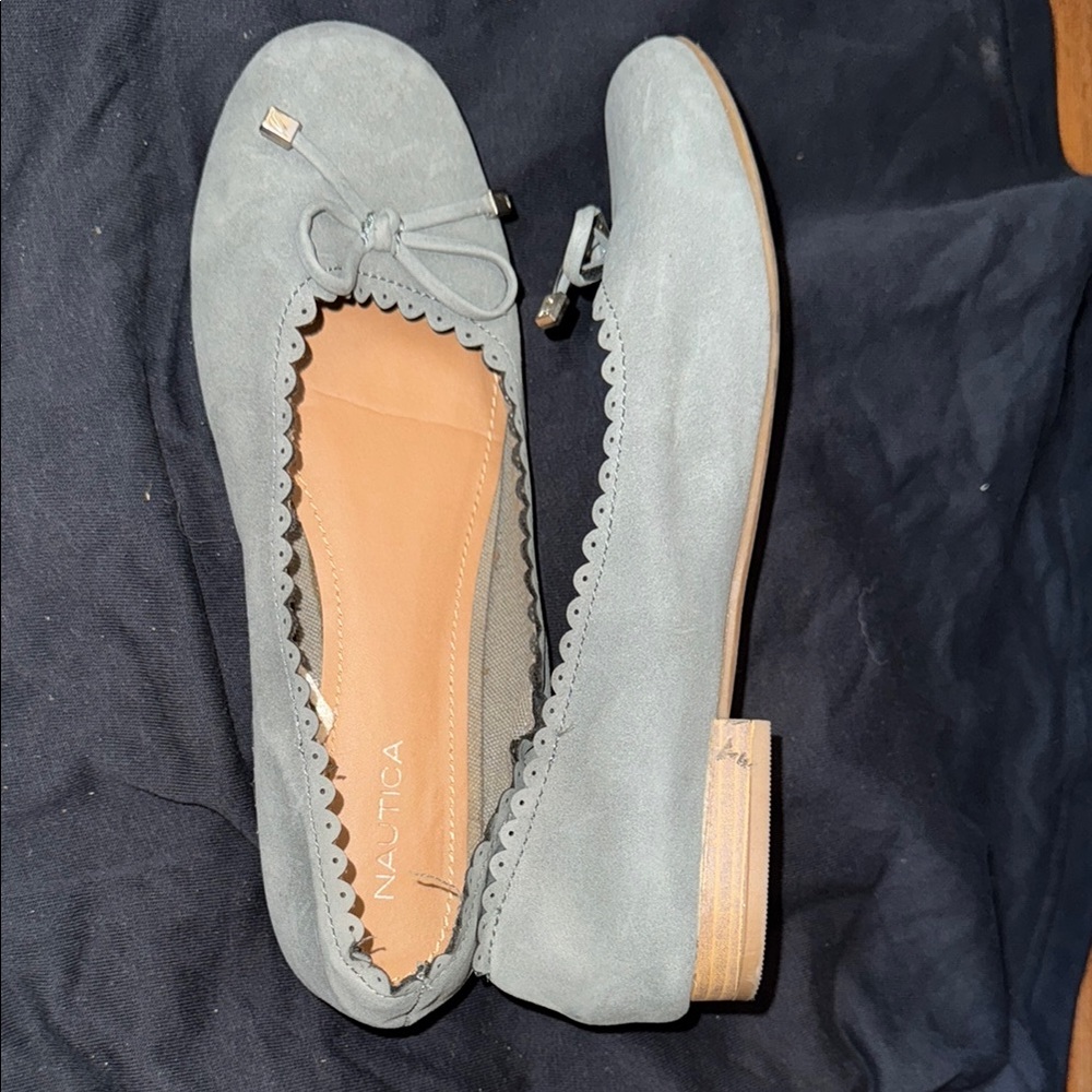 Nautica Women's Gray Ballet Flats